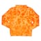 Orange Tie Dye Jack-o'-Lantern Face Adult Pullover Hooded Sweatshirt by Celebrate It™